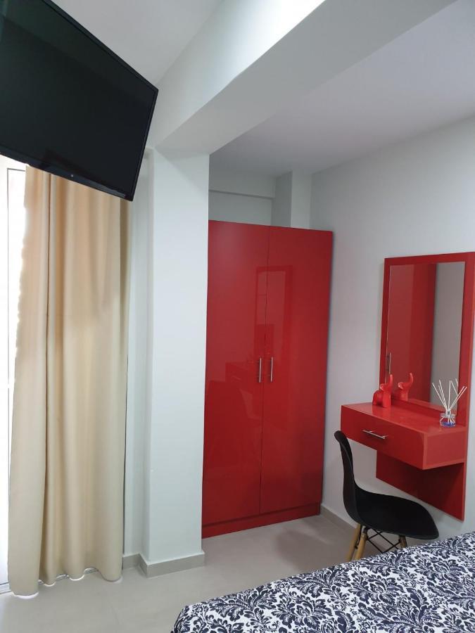 Apartamento M & M Red Luxury Paralía Exterior foto